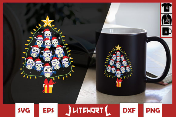 Christmas Tree Owl Lovers Lights