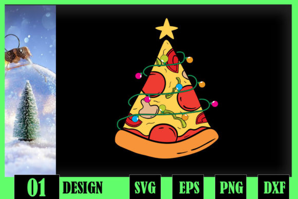 Pizza Christmas Tree Lights
