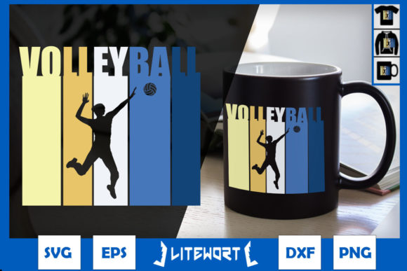 Retro Vintage Volleyball